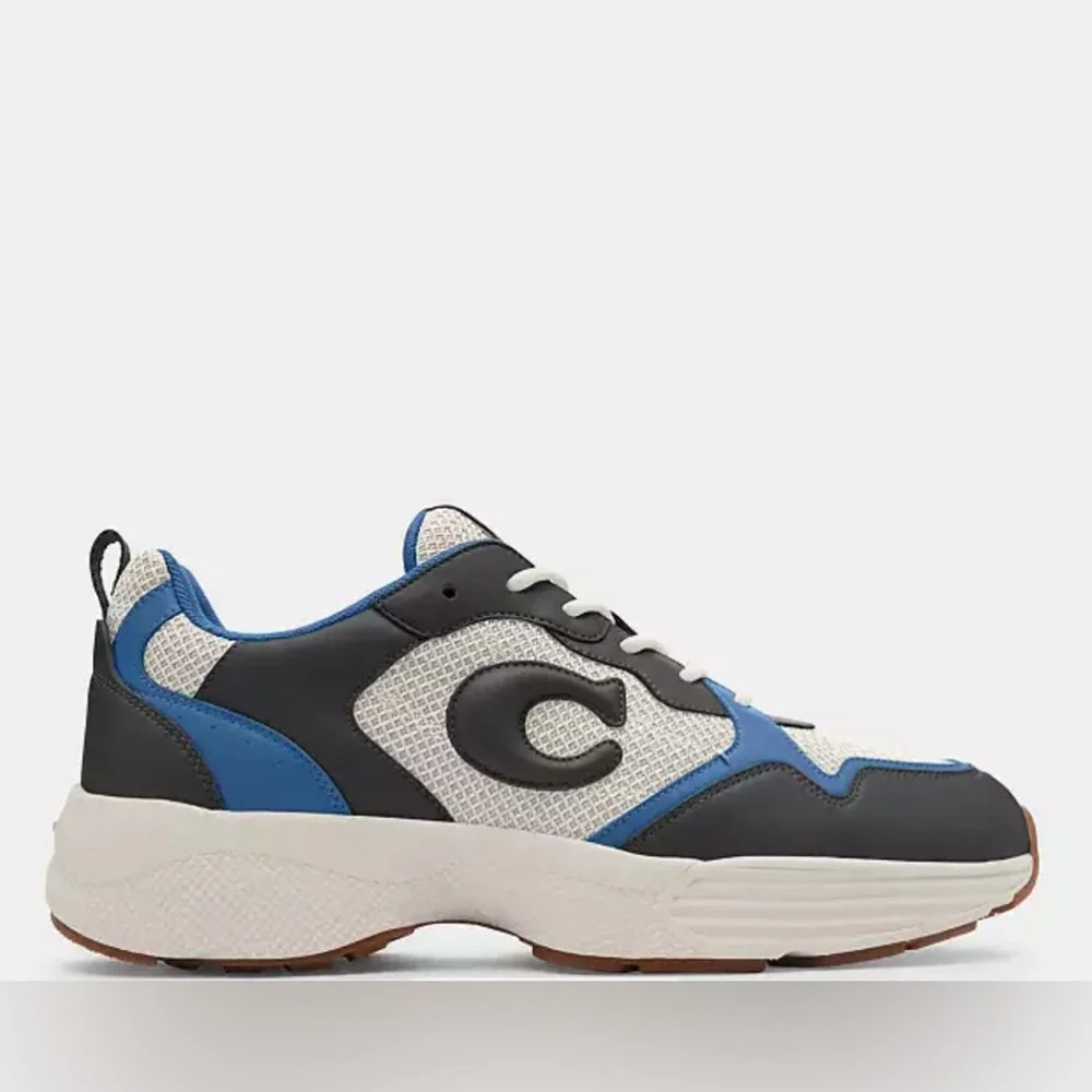 Coach Men's Blue and gray Athletic Shoes. #15 - Picture 3 of 6